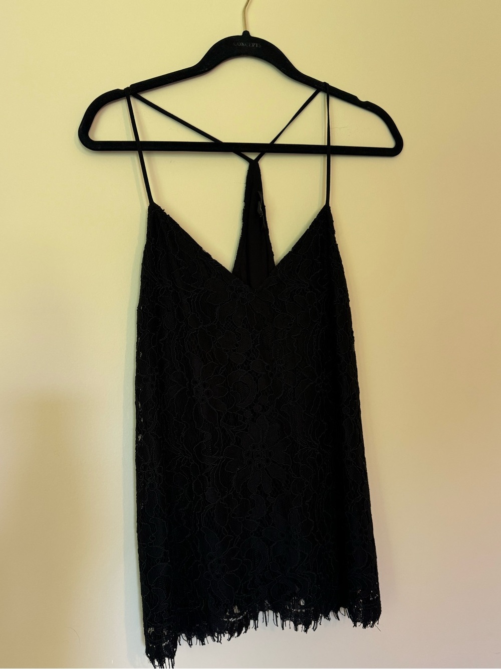 Black lace top